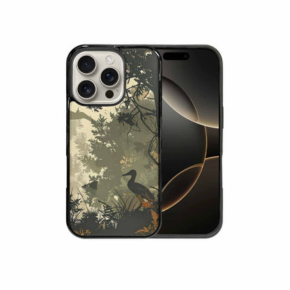 iPhone 16 Pro Case — Hunting Camouflage Pattern With Deer And, Customized Protective Case