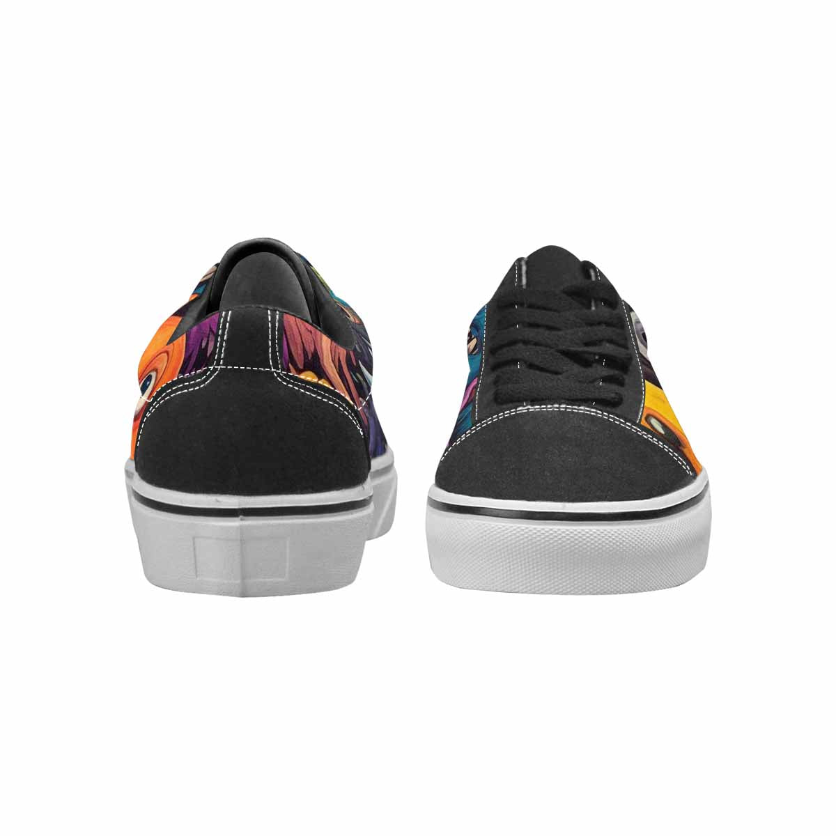 WOMEN'S Monsters (general) Lace-Up Canvas Dark Academia Custom Sneakers
