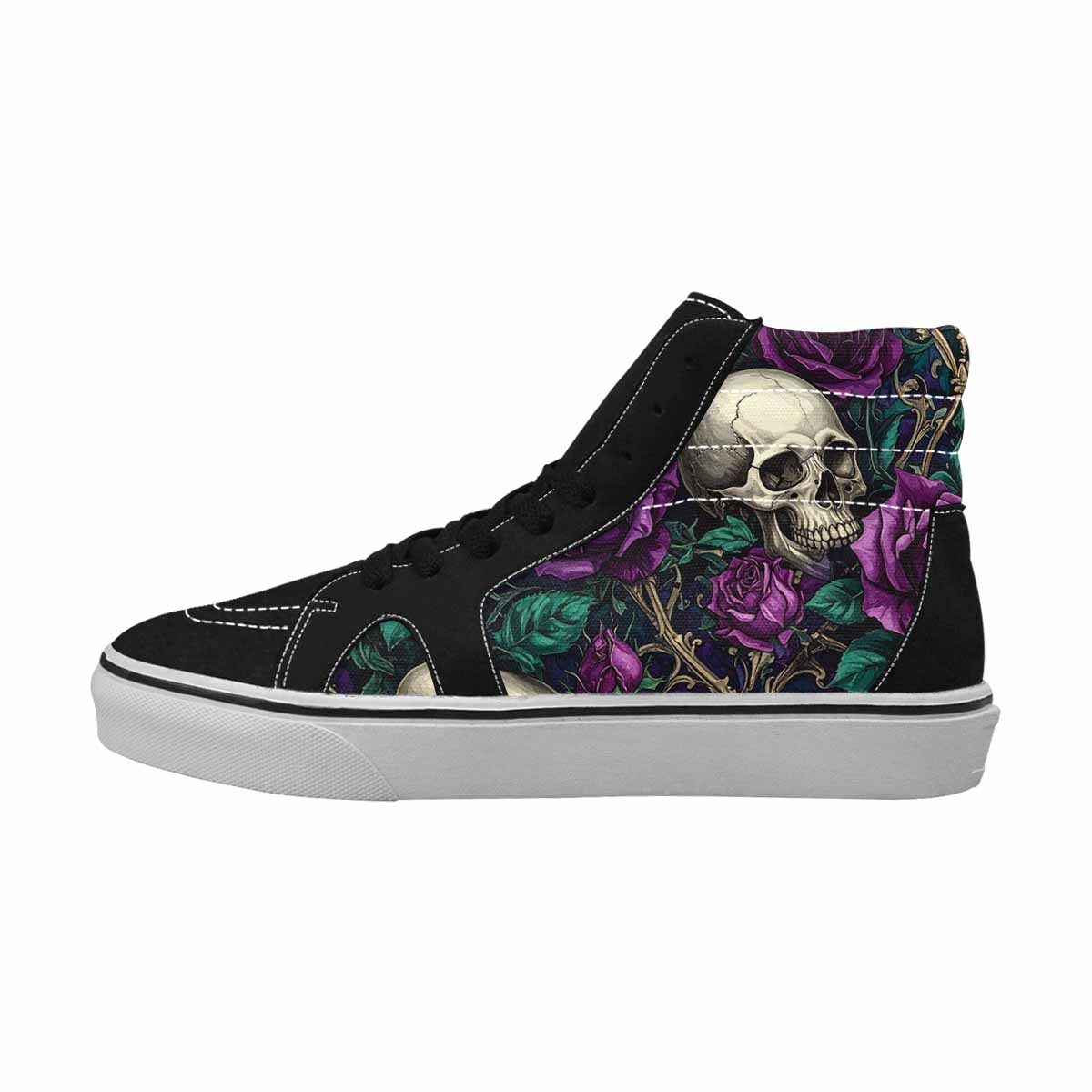 MEN'S Skull Dark Art Gothic Print Filigree 3 Ferion
