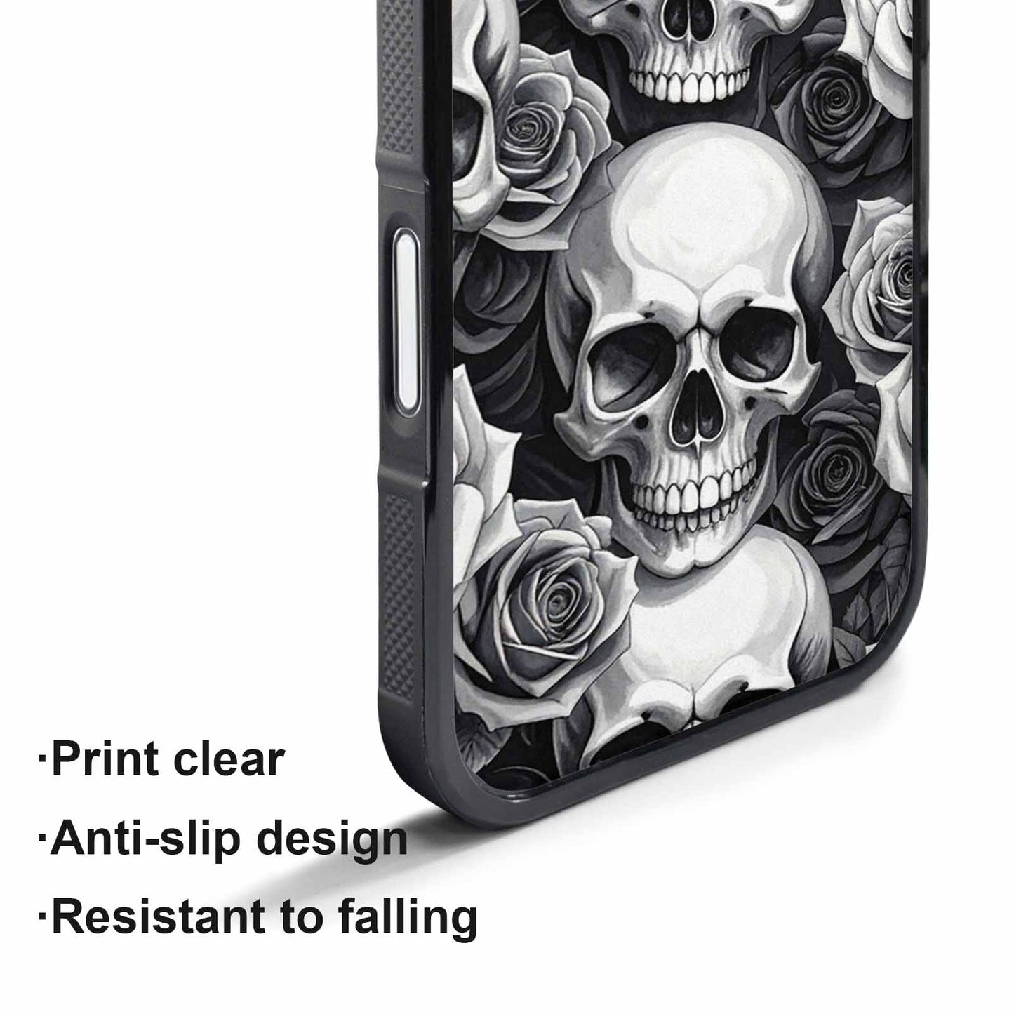iPhone 17 Pro Case — Skull Dark Art Gothic Print Gothic, Customized Protective Case
