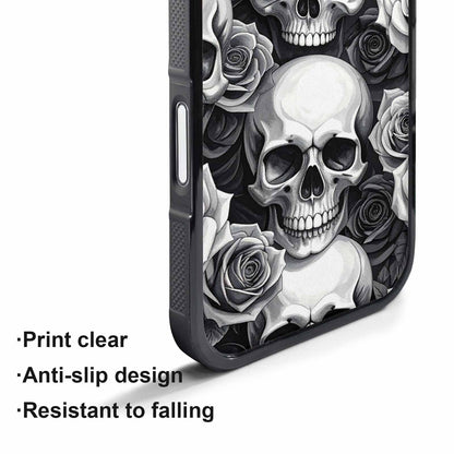 iPhone 17 Pro Case — Skull Dark Art Gothic Print Gothic, Customized Protective Case