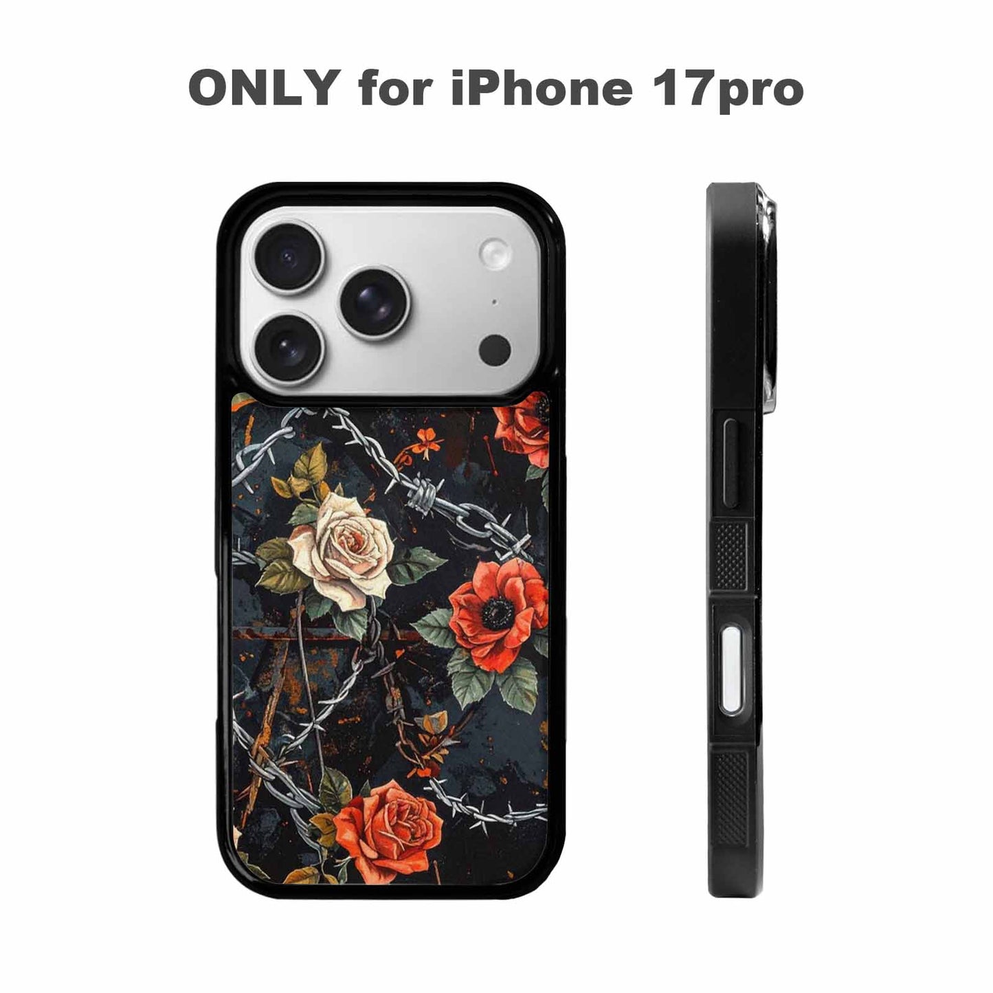 iPhone 17 Pro Case — Small Barbed Wire And Chain Original, Original Design Phone Case