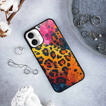 iPhone 16 Plus Case — Full Color Vibrant Animal Print Animal, Custom Art Phone Cover