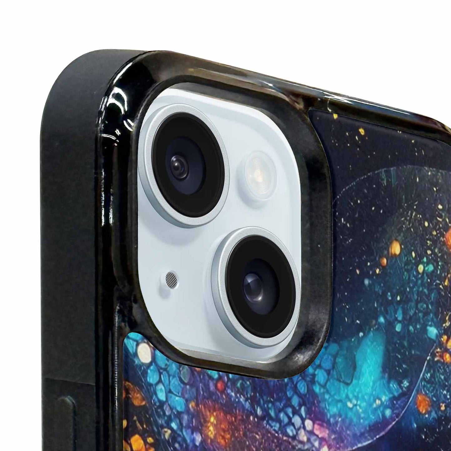 iPhone 15 Plus Case — Galaxy Snake Print Custom, Custom Made Phone Cover