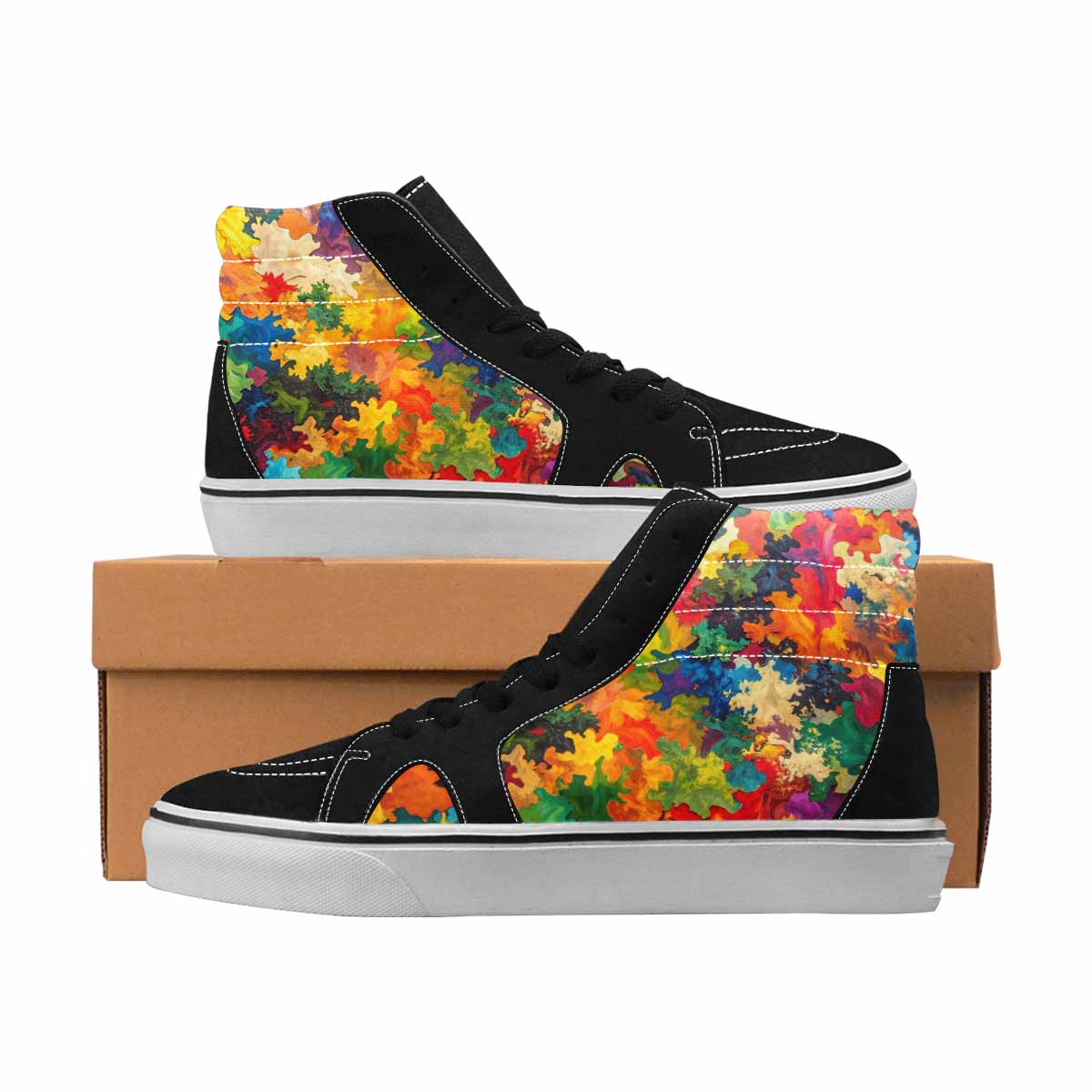 MEN'S Camo Full Color High Top Canvas Custom Fashion Y2K Custom Sneakers