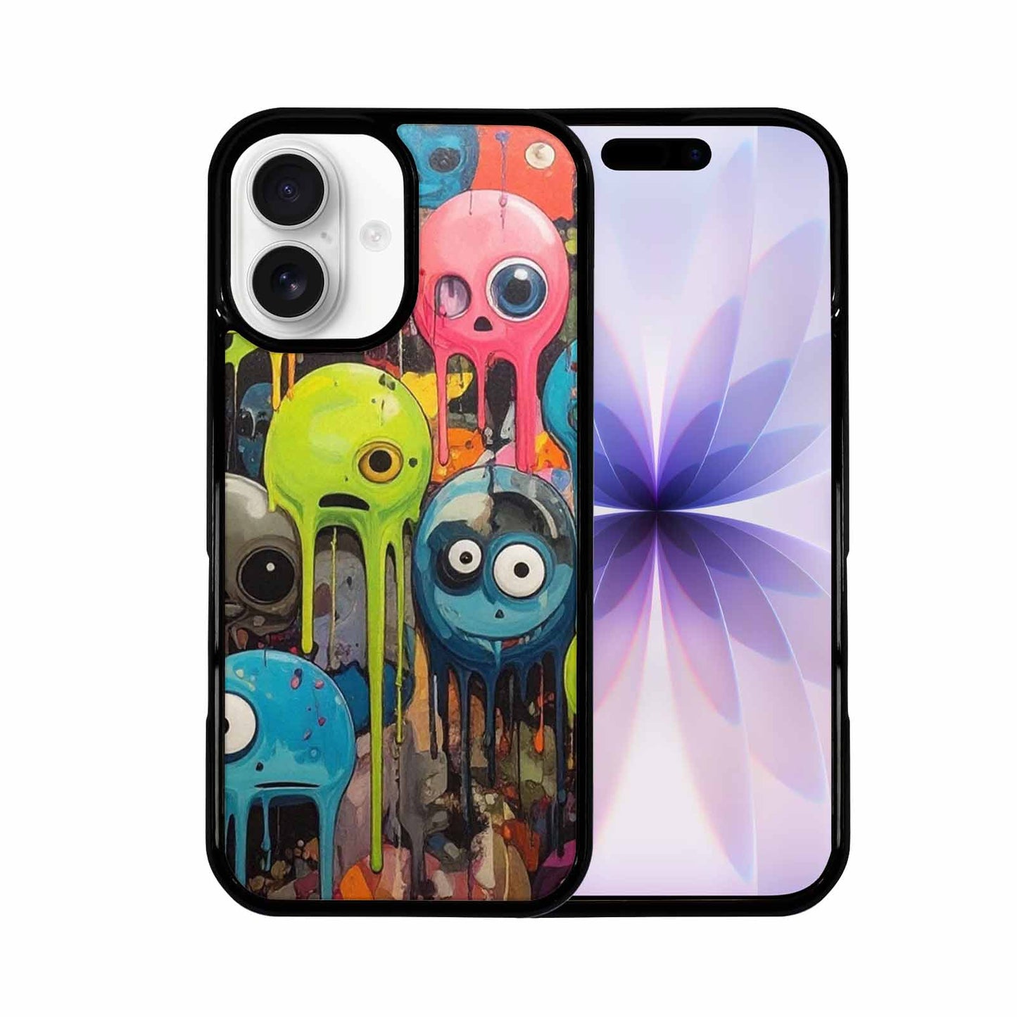iPhone 17 Case — Aliens Camomelting Aliens Patt Alien Scifi, Unique Phone Case Design