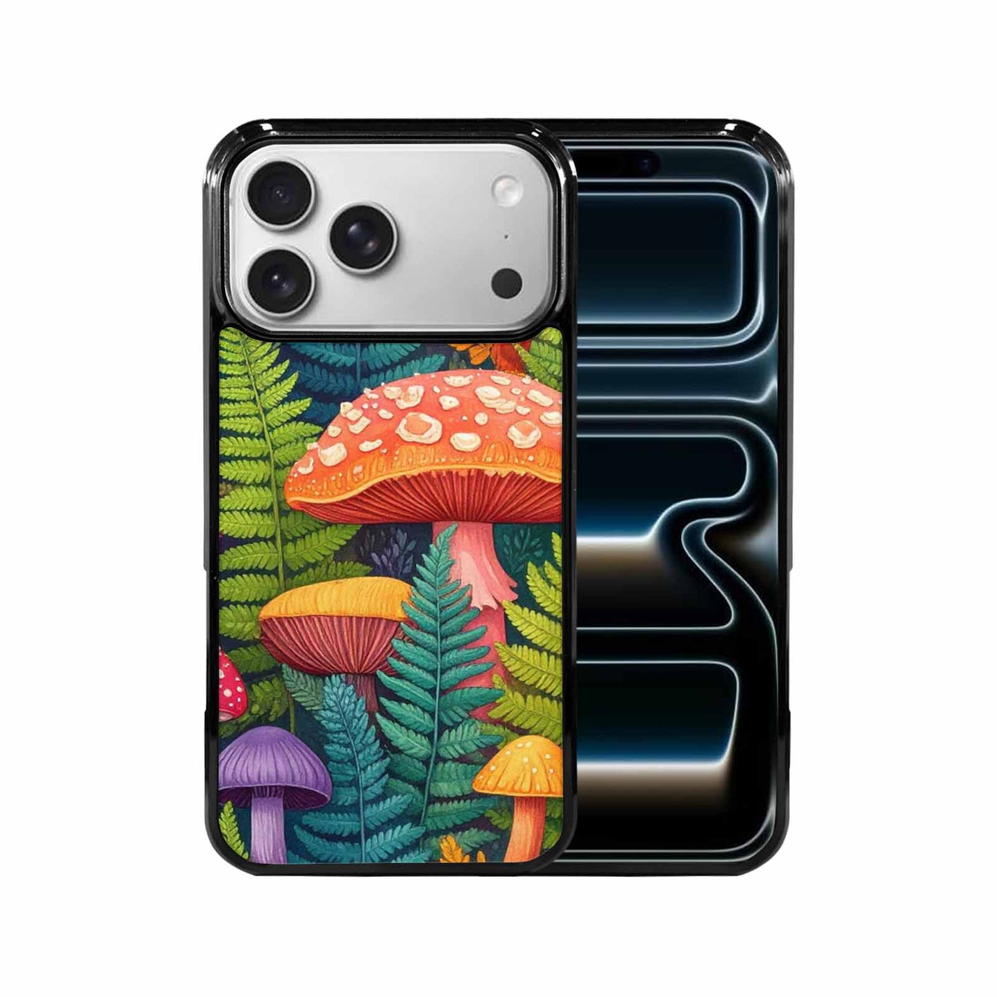 iPhone 17 Pro Max Case — Mushrooms Botanicalmushrooms P Floral, Custom Designed Case Cover
