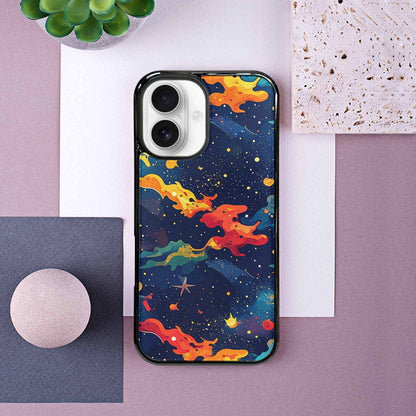 iPhone 16 Case — Cosmic Camo Harmony, Custom Print Case Cover