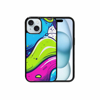 iPhone 15 Case — Acid Wash Cartoon Custom Personalized Phone, Custom Made Phone Cover