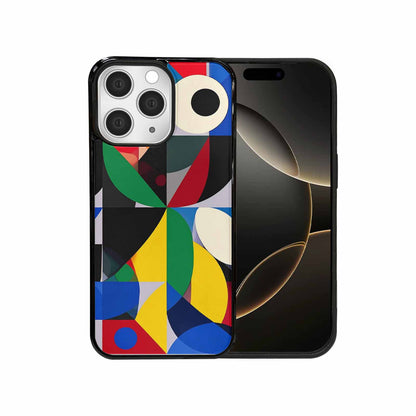 iPhone 15 Pro Max Case — 1960s Mod Cartoon Art Pattern, Unique Phone Case Design