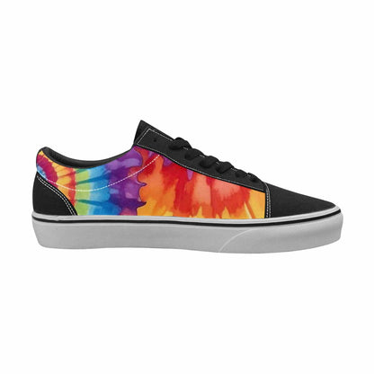 WOMEN'S Tie Dye - Canvas Lace-Up Cottagecore Custom Sneakers