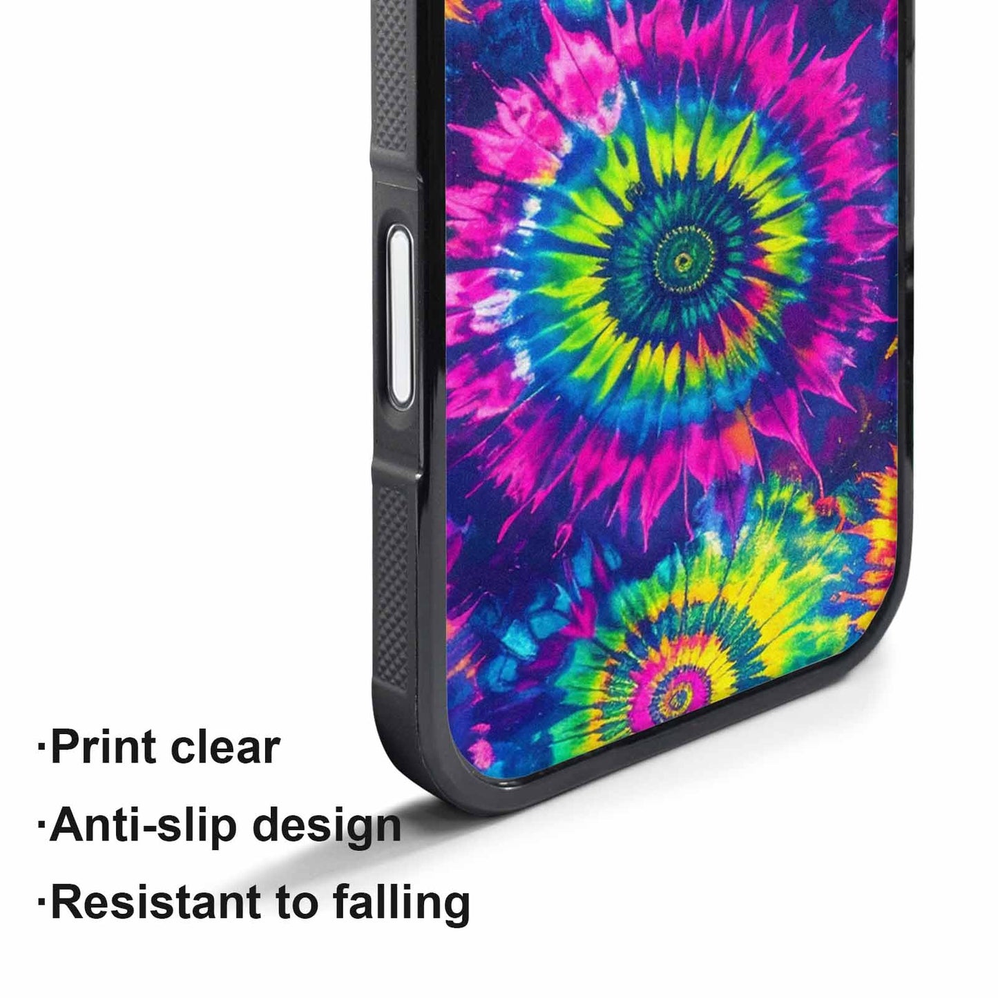 iPhone 17 Air Case — Tie Dye Neon Acid Blended Tie, Personalized Phone Case