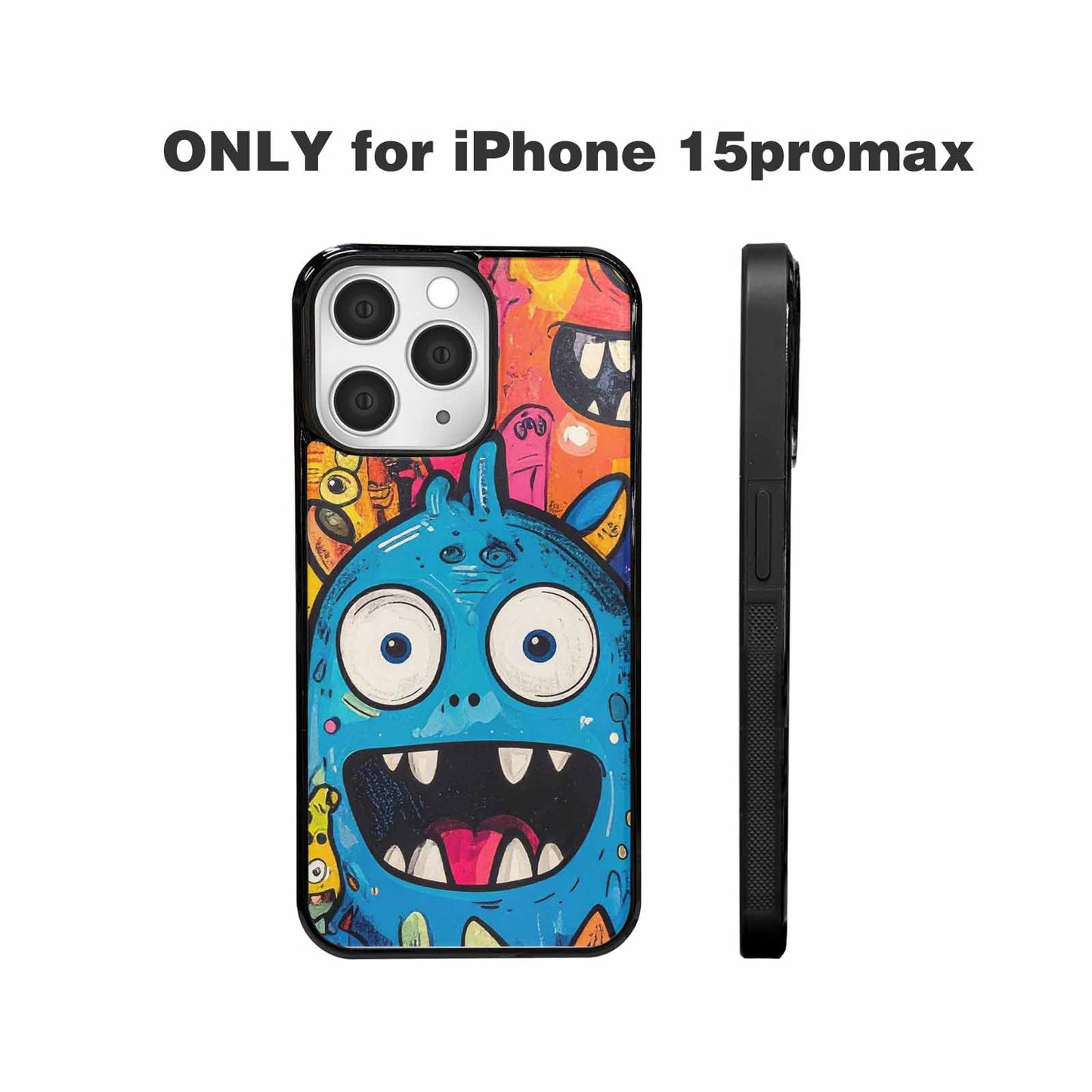 iPhone 15 Pro Max Case — Goofy Cartoon Monster, Personalized Phone Case