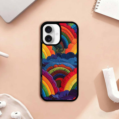 iPhone 17 Case — Vivid Camo Rainbow Camo, Original Design Phone Case
