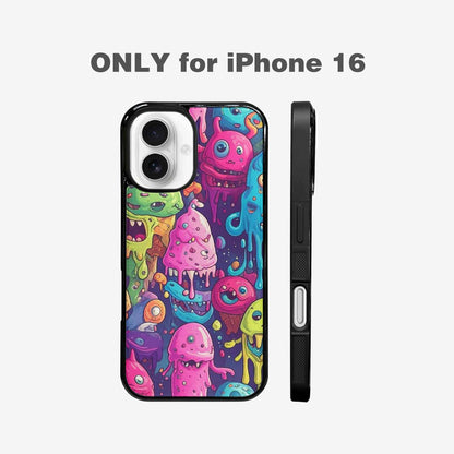 iPhone 16 Case — Melting Ice Cream Monster Charac, Original Design Phone Case
