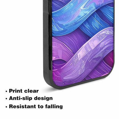 iPhone 15 Plus Case — Bisexual Flag Color Theme Small Rainbow, Custom Print Case Cover