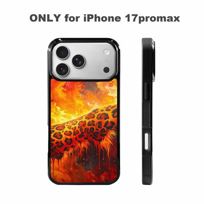 iPhone 17 Pro Max Case — Seamless Repeating Pattern Of Animal Print, Custom Made Phone Cover