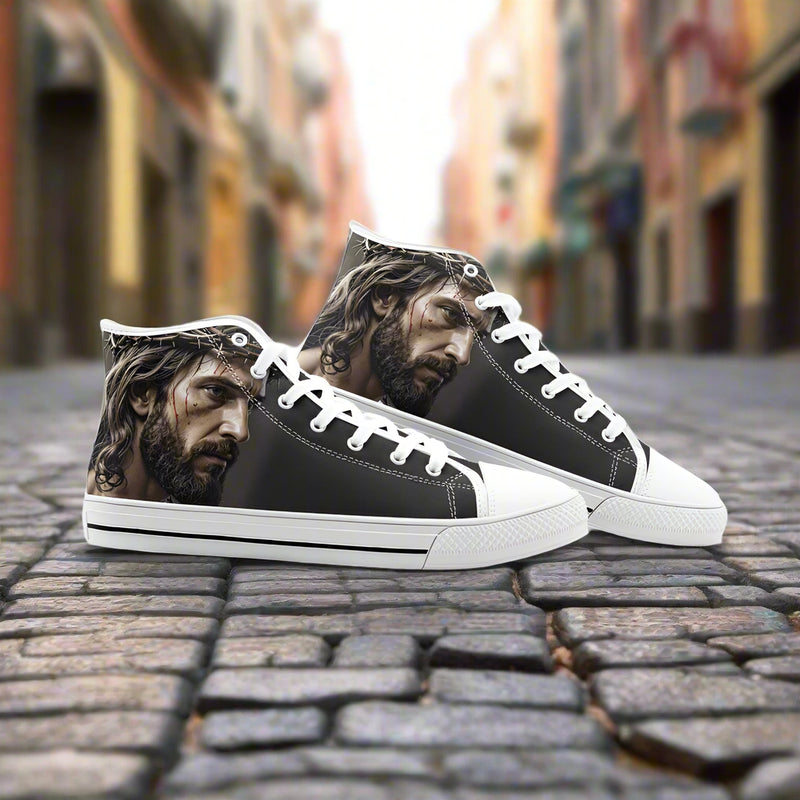 Jesus Unisex High Top Canvas Shoes - Freaky Shoes®