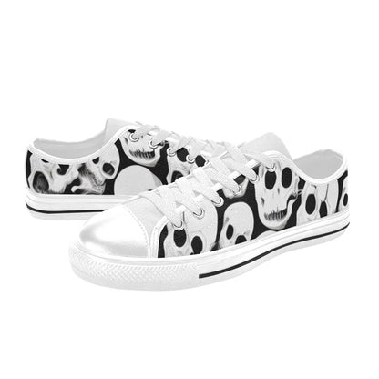 MEN'S Cc Skulls One Color Canvas Dreamcore Custom Shoes
