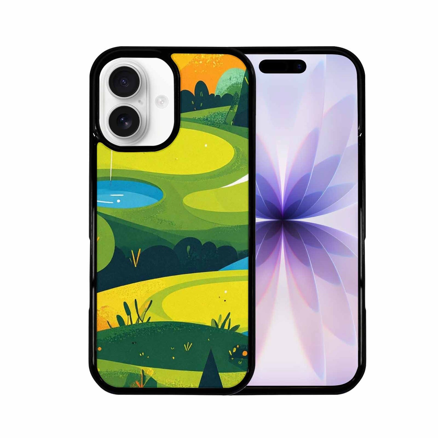 iPhone 17 Case — Golf Cartoon Art Pattern Cartoon Cute, Custom Printed Phone Case