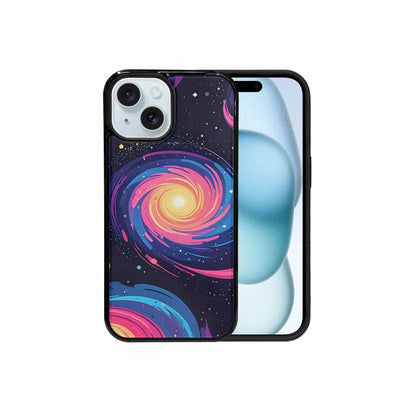 iPhone 15 Case — Love Wins Galaxy Seamless Pattern Vibrant, Custom Print Case Cover