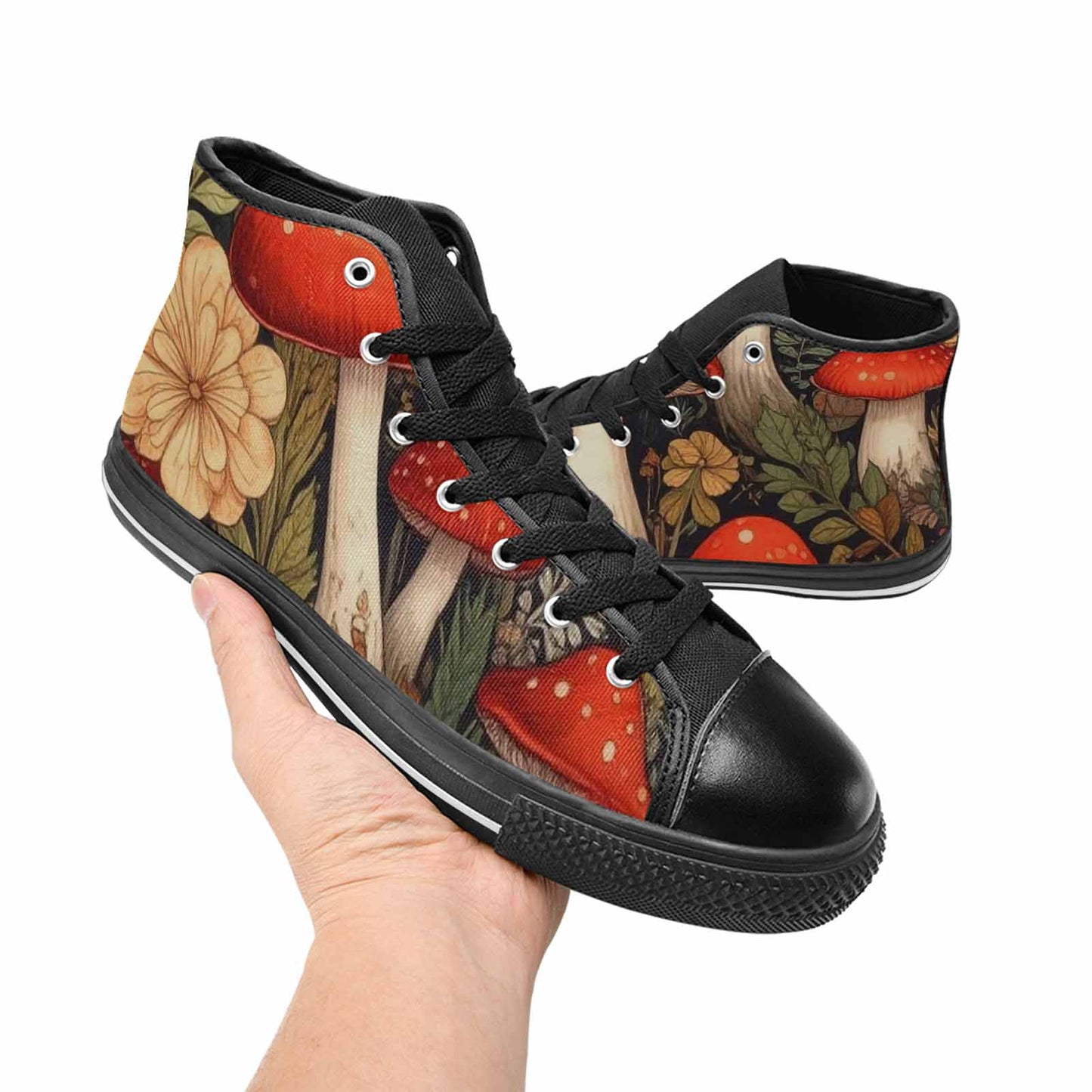 MEN'S Mushroom High Top Canvas Aesthetic Sneakers