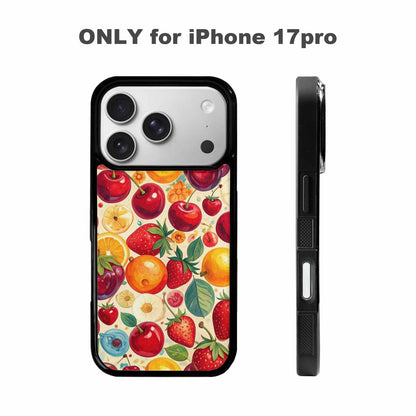 iPhone 17 Pro Case — Small Cherry And Fruit Print Original, Customized Protective Case