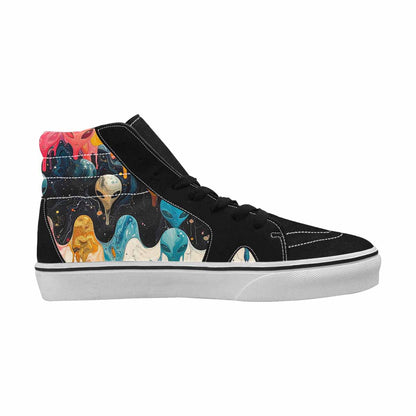 MEN'S Aliens  Marble Aliens High Top Canvas Dreamlike Shoes