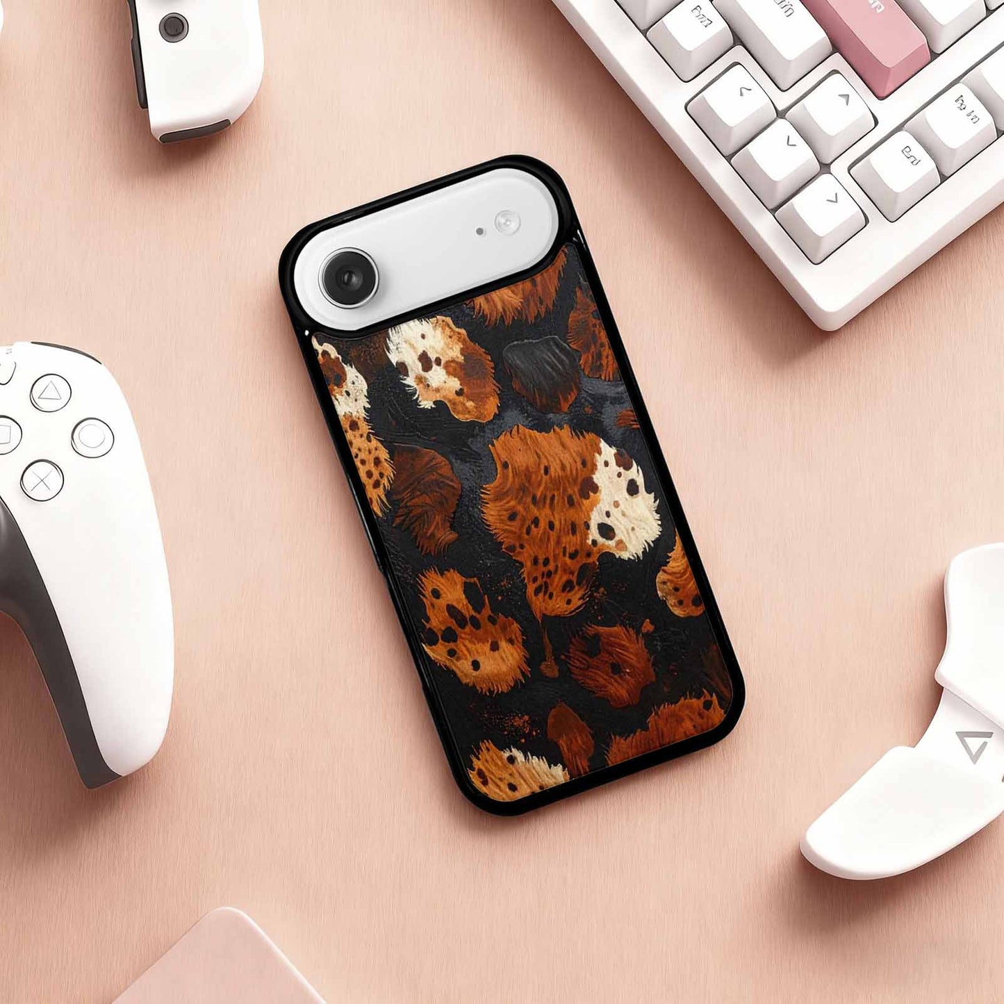 iPhone 17 Air Case — Small Cow Animal Print Skin Animal, Original Design Phone Case