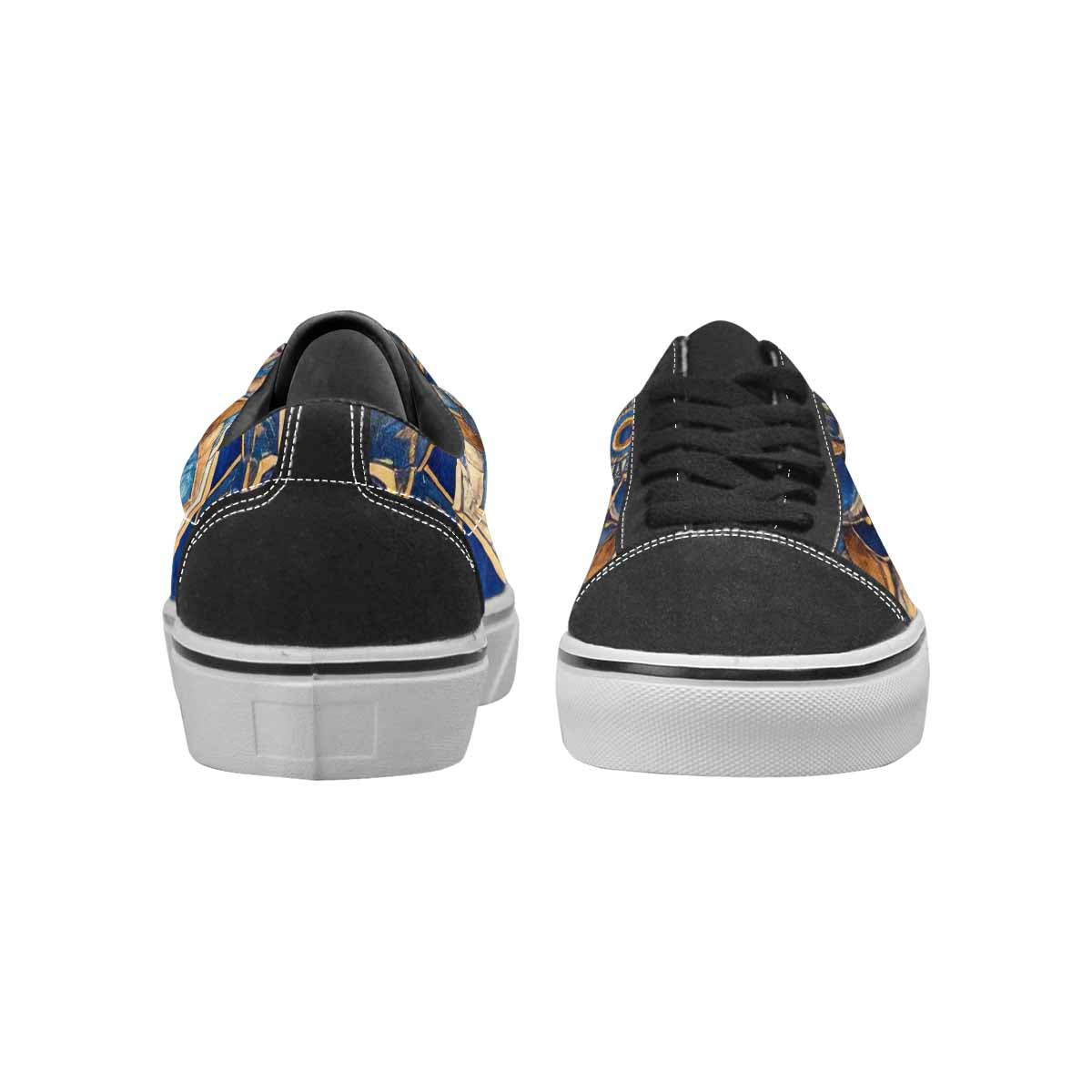 MEN'S Mandala Canvas Lace-Up Dark Academia Custom Sneakers