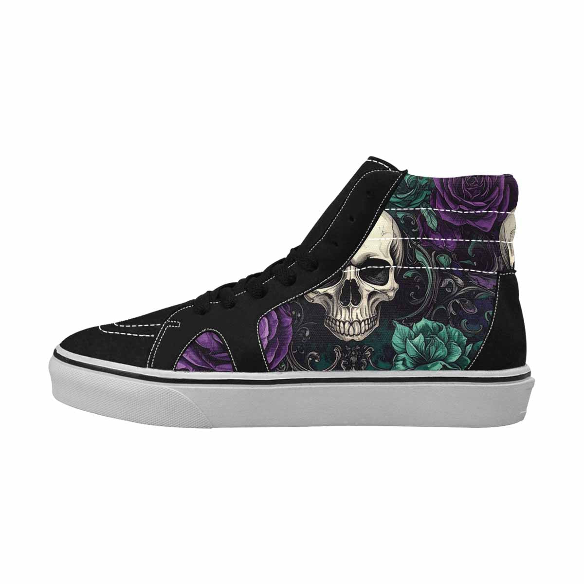 MEN'S Skull Dark Art Gothic Print Filigree 4 Ferion