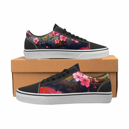 WOMEN'S Cherry Blossom Branch Lace-Up Canvas Y2K Shoes