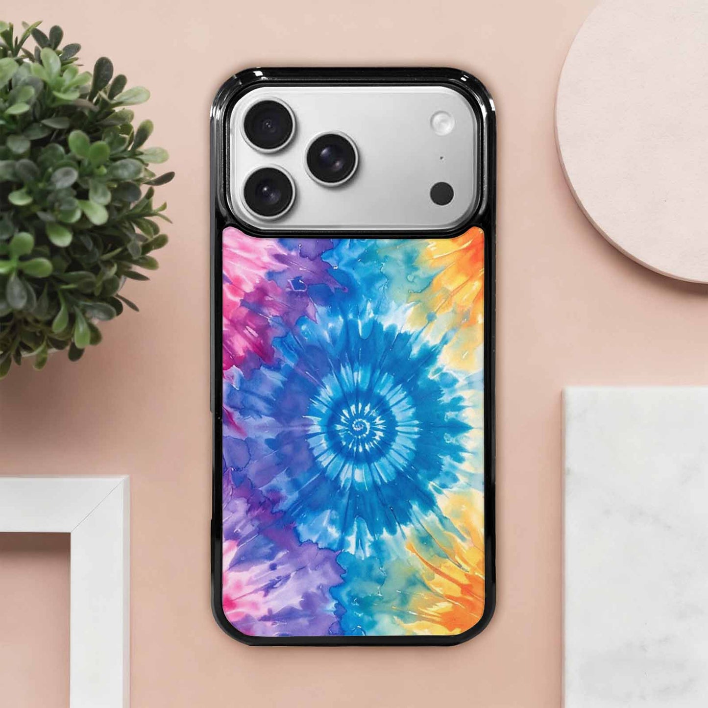 iPhone 17 Pro Max Case — Seamless Tileable Pattern Of Tie Dye, Personalized Phone Case