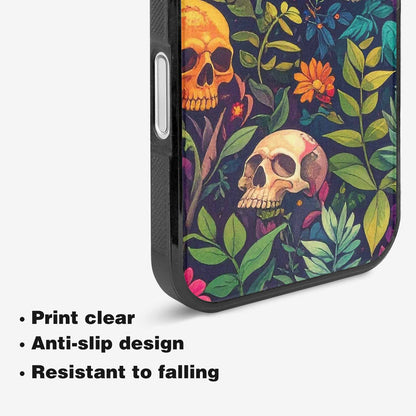 iPhone 16 Plus Case — Skulls Botanicalskulls Pattern, Personalized Phone Case