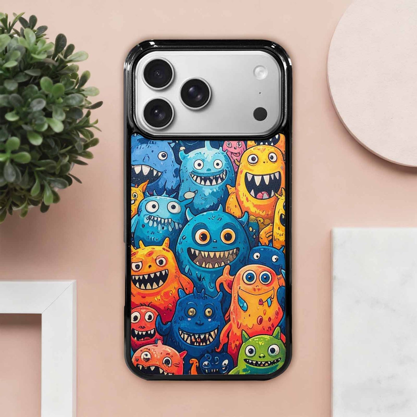 iPhone 17 Pro Max Case — Monsters (general) Cartoon Monst Zhj Cartoon, Custom Made Phone Cover