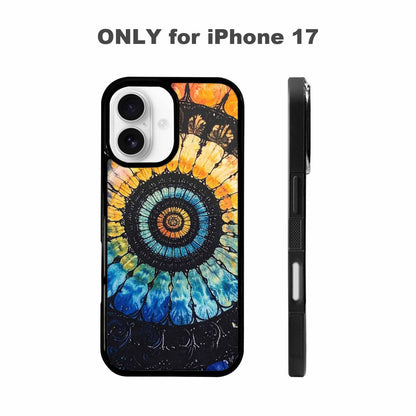 iPhone 17 Case — Tie Dye Swirls (black Tie Dye, Custom Art Phone Cover
