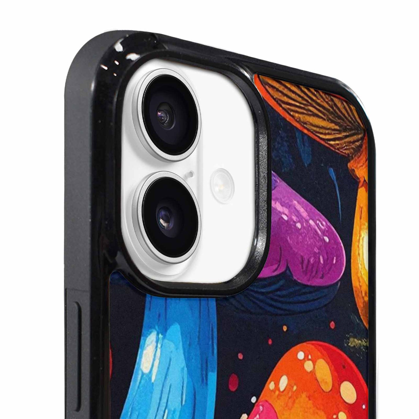 iPhone 17 Case — Vivid Winter Mushroom Cartoon Cute, Custom Art Phone Cover