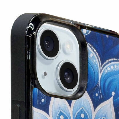 iPhone 15 Plus Case — Mandala Bohemian Print Edge To Edge, Personalized Phone Case