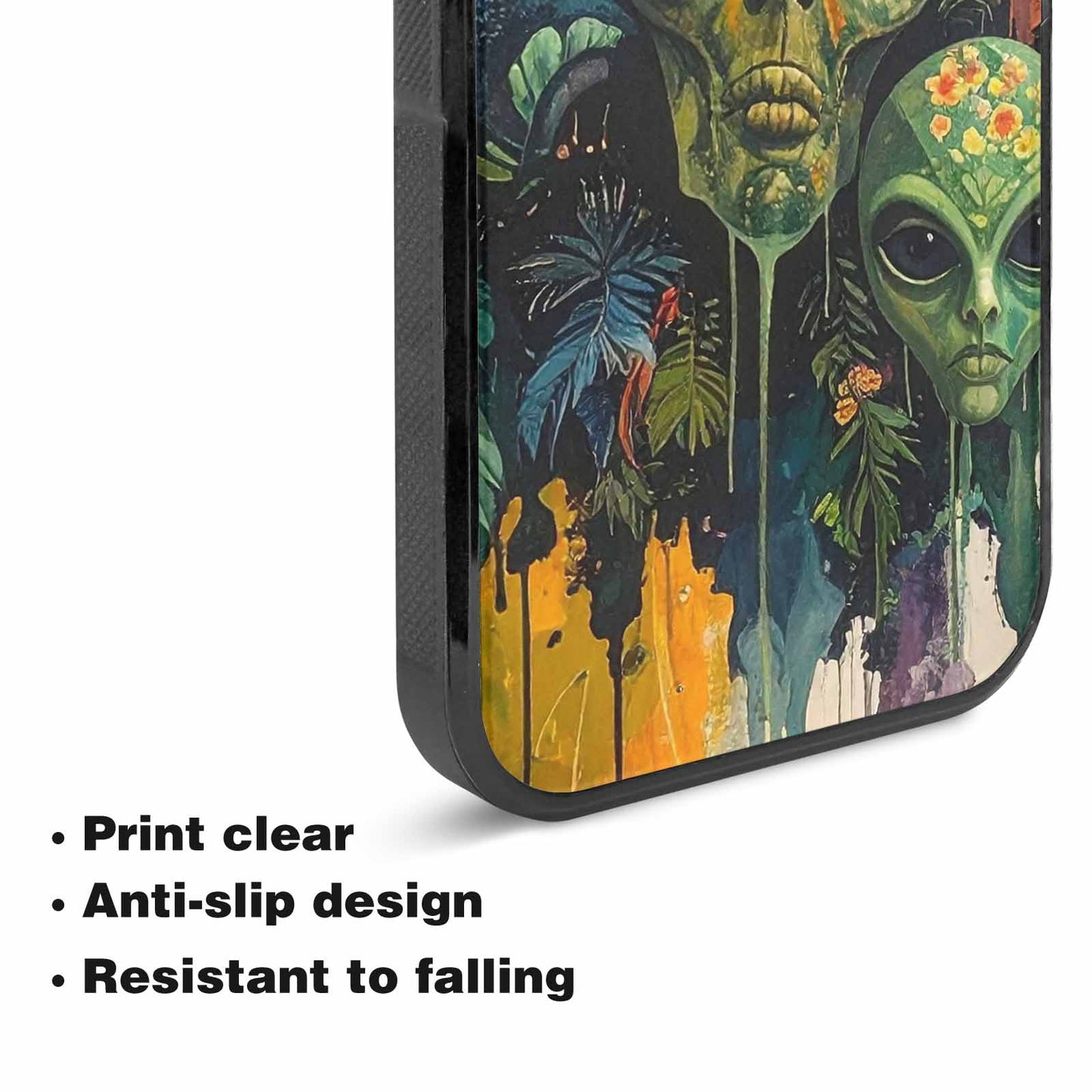 iPhone 15 Plus Case — Aliens Pattern Hundreds Of Sma Bav, Personalized Phone Case