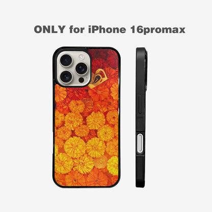 iPhone 16 Pro Max Case — Marigold Day Of The Dead Marigold, Personalized Phone Case
