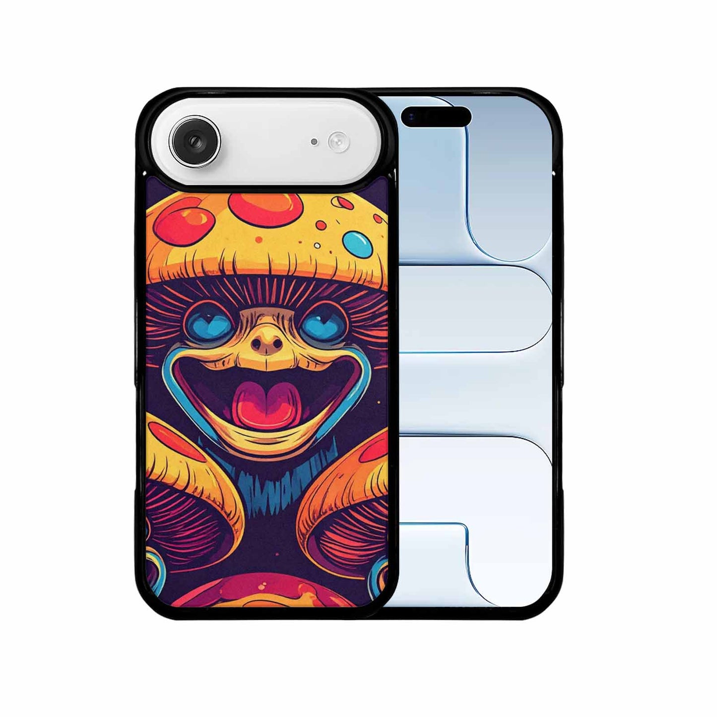 iPhone 17 Air Case — Retro Mushroom Cartoon Art Pattern Retro, Custom Art Phone Cover