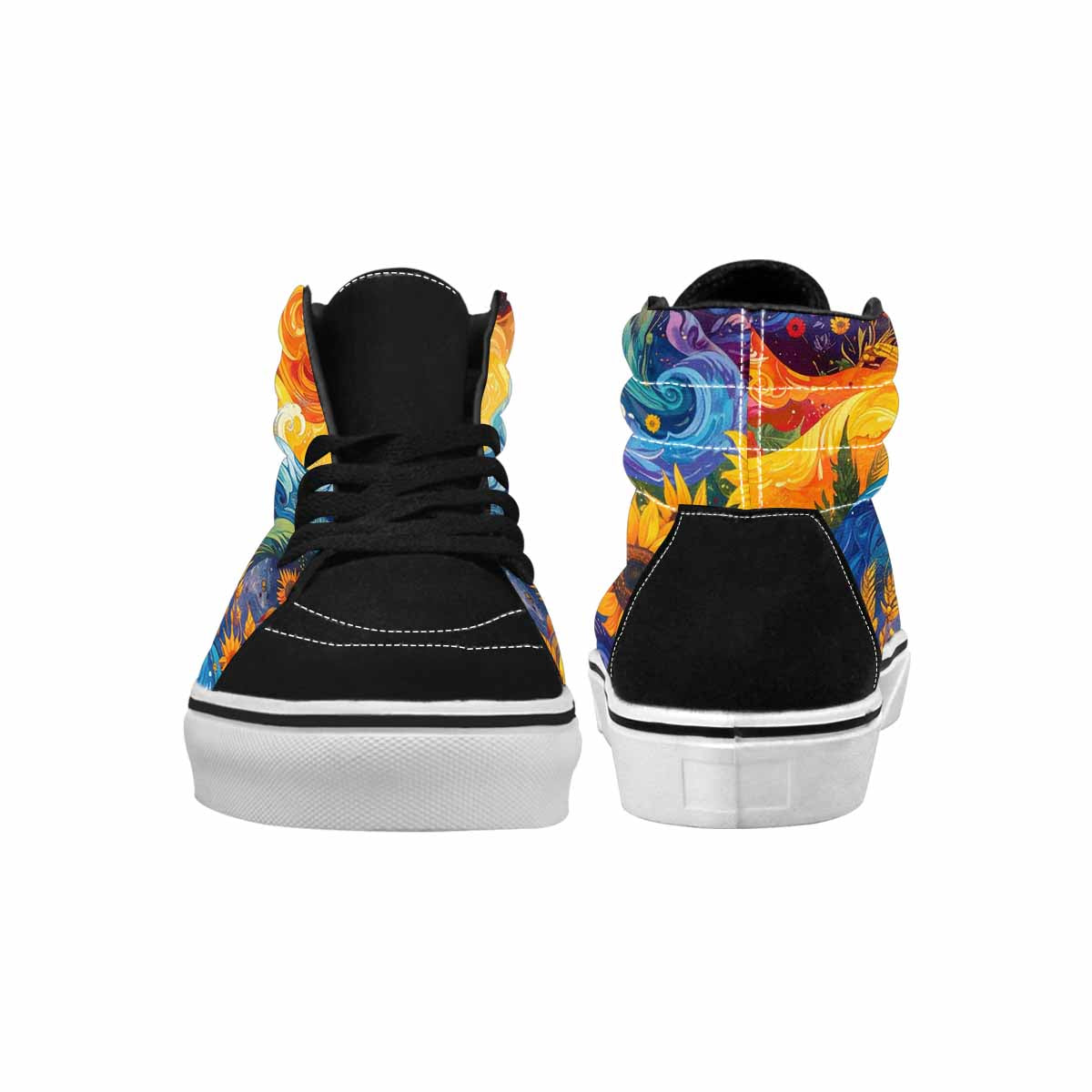 WOMEN'S Blend All Versions High Top Canvas Cottagecore Custom Shoes