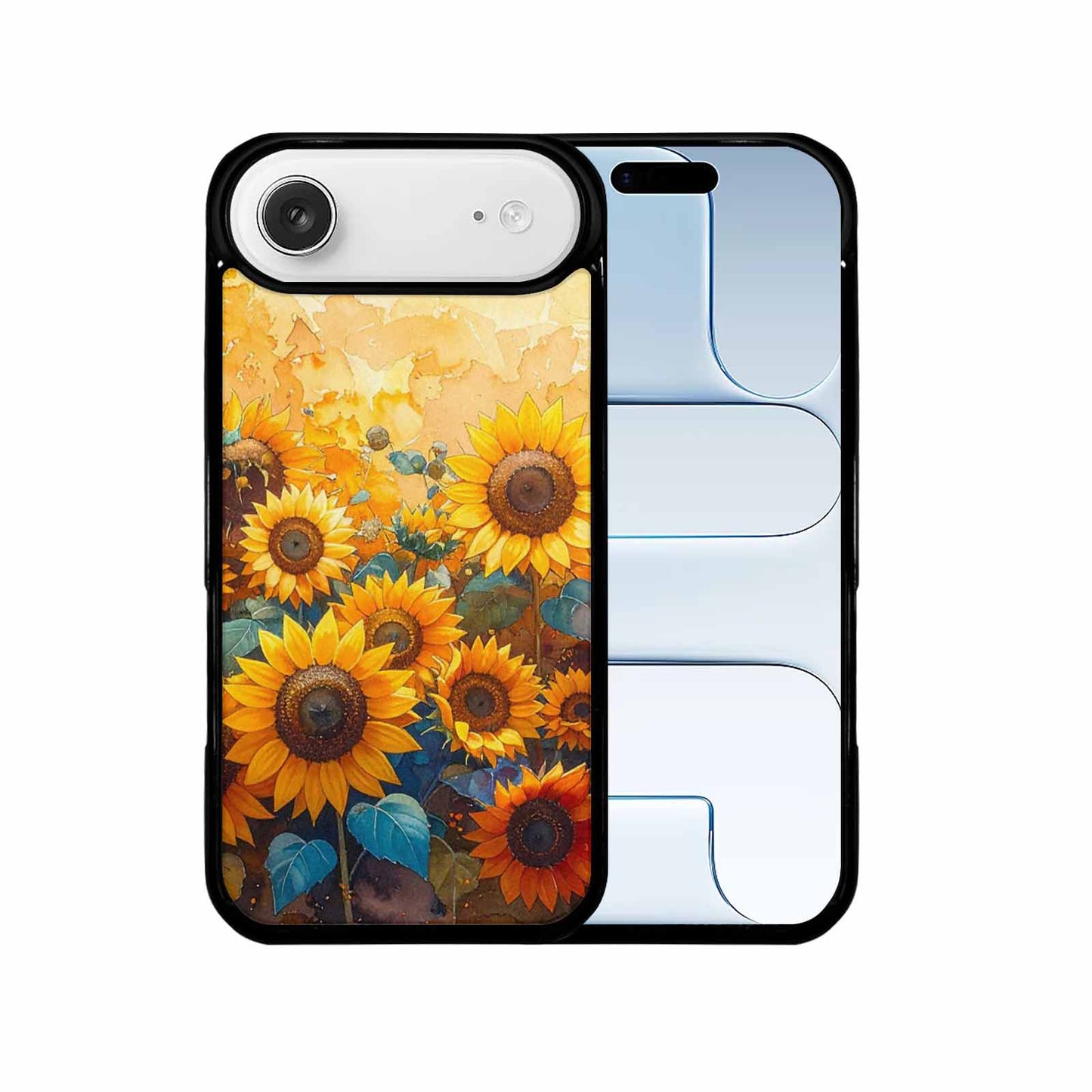 iPhone 17 Air Case — Full Color Vibrant Sunflower Burst Floral, Custom Print Case Cover