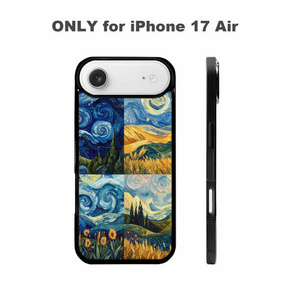 iPhone 17 Air Case — Small Van Gogh Style Swirl Galaxy, Custom Print Case Cover