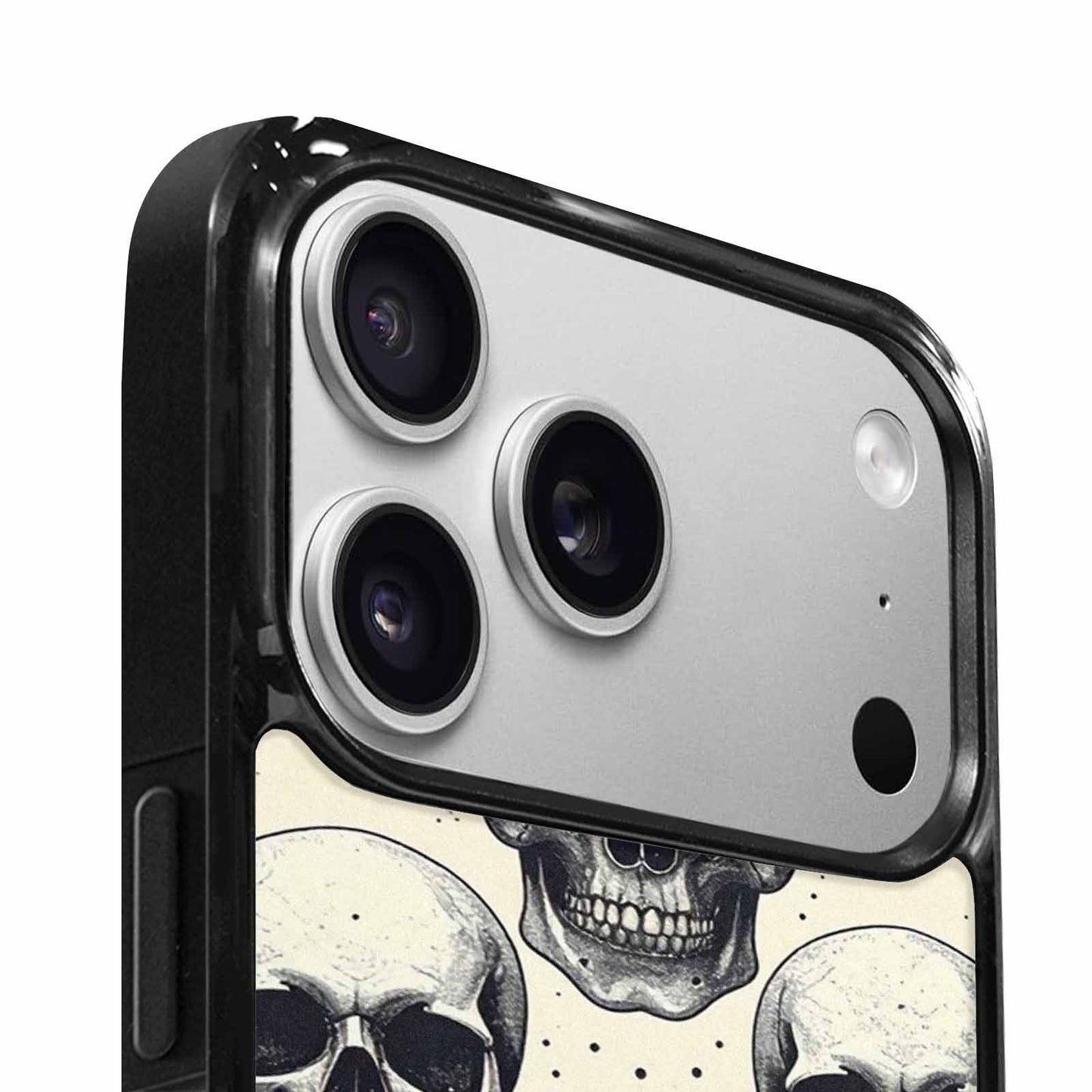 iPhone 17 Pro Max Case — Skull Dark Art Gothic Print Gothic, Custom Printed Phone Case