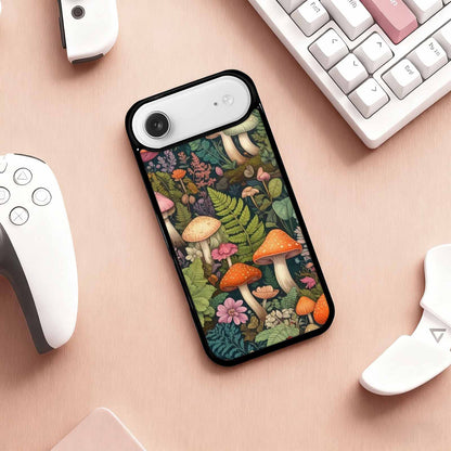 iPhone 17 Air Case — Mushrooms Botanicalmushrooms P Kzu Floral, Original Design Phone Case