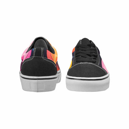MEN'S Dripping Candy Skulls Canvas Lace-Up Dark Academia Shoes