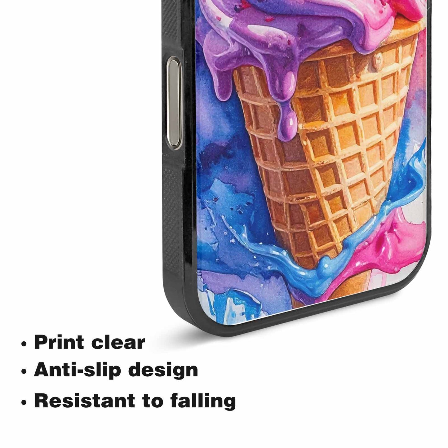 iPhone 15 Pro Max Case — Melting Icecream Collage Custom, Custom Art Phone Cover