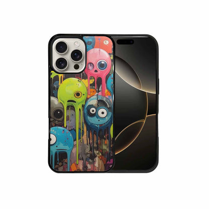 iPhone 16 Pro Max Case — Aliens Camomelting Aliens Patt Fgd, Customized Protective Case