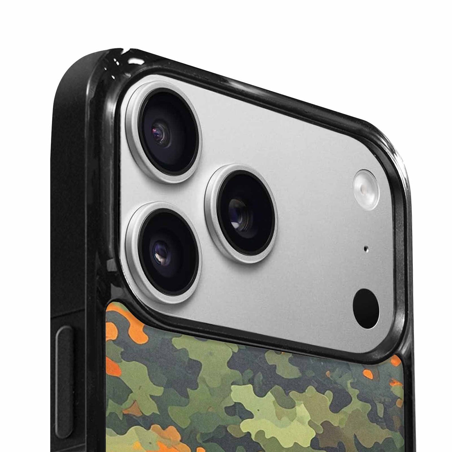 iPhone 17 Pro Max Case — Small Military Camouflage Blotch Camo, Unique Phone Case Design